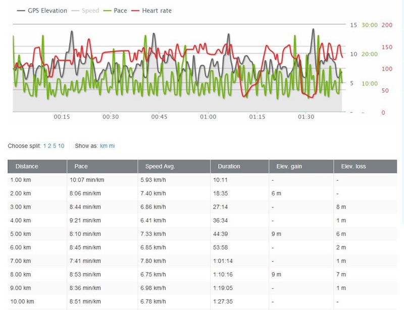 runtastic graph