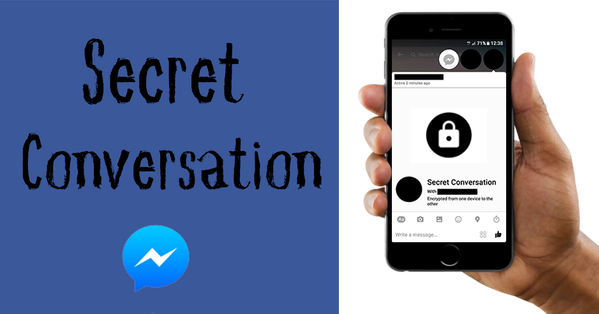 go to secret conversation in messenger