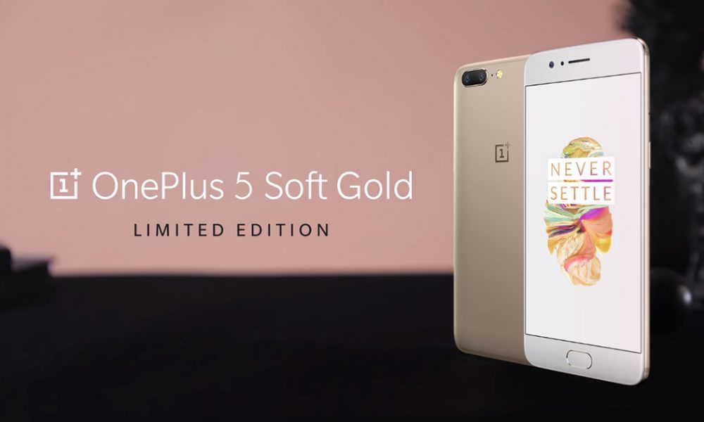 OnePlus 5 Soft Gold Limited Edition