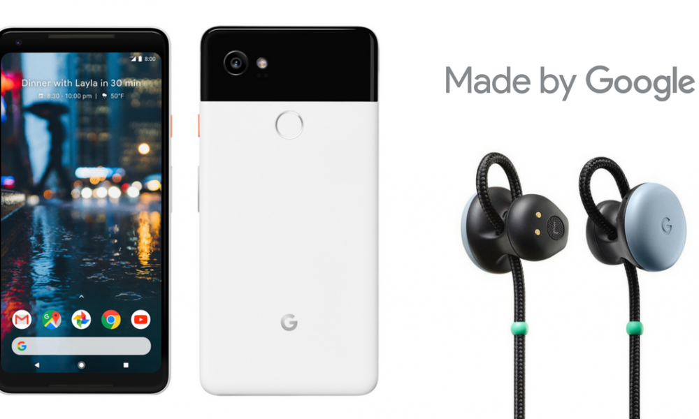 Google Pixel 2 with pixel buds