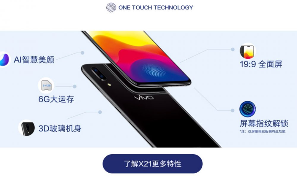 Vivo X21 all spec