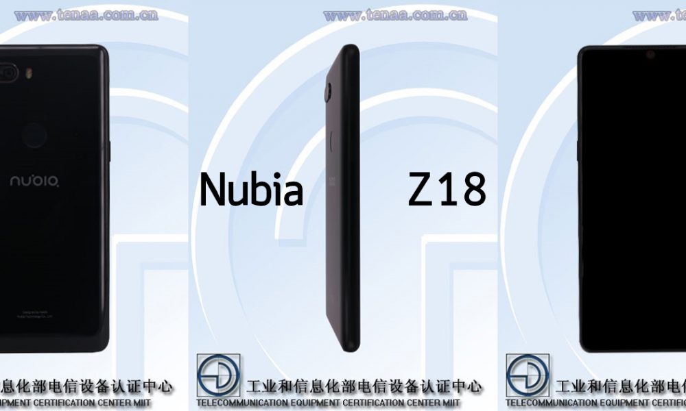 Nubia Z18 leak