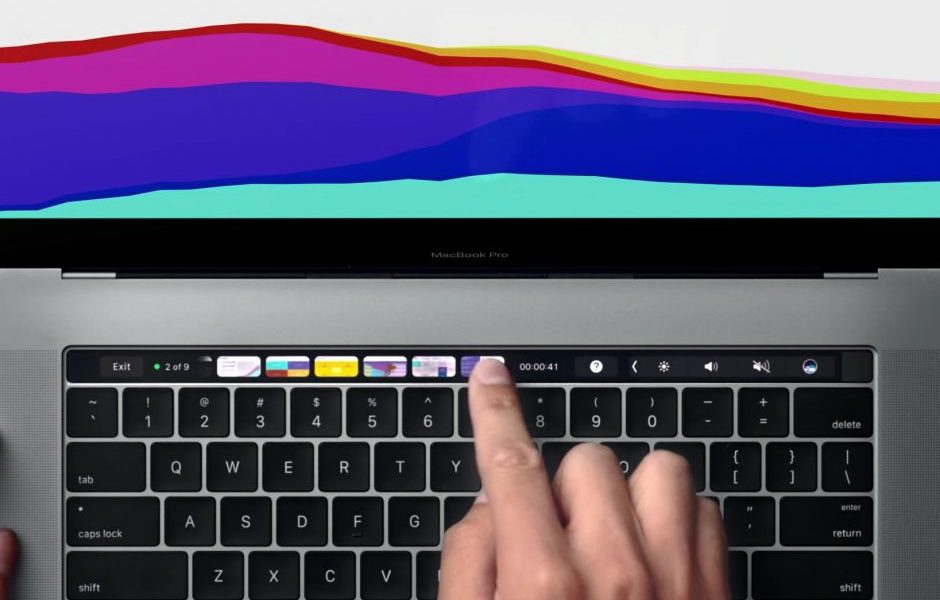 apple macbook pro touch bar