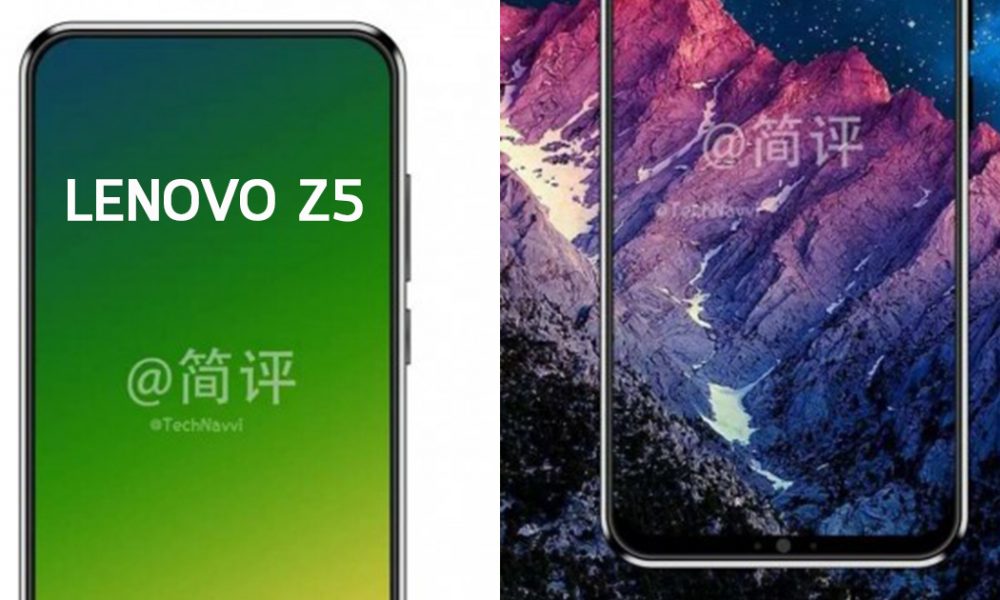 Lenovo Z5 Front Render