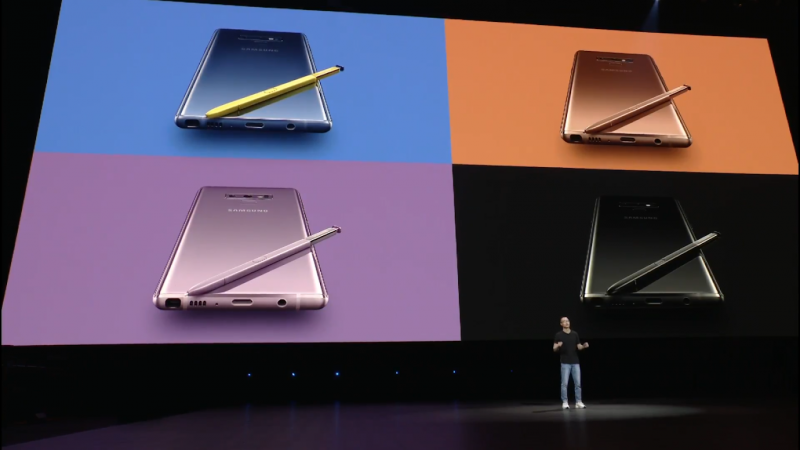 Samsung Galaxy Note 9 Color