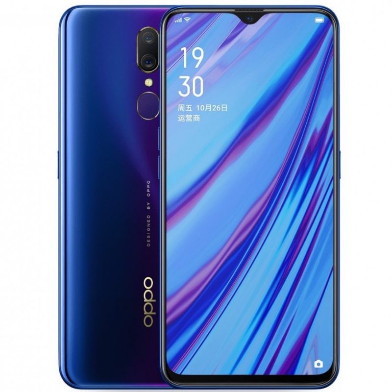 Oppo A9 Fluorite Purple colors