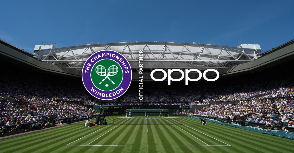 oppo official partner Wimbledon