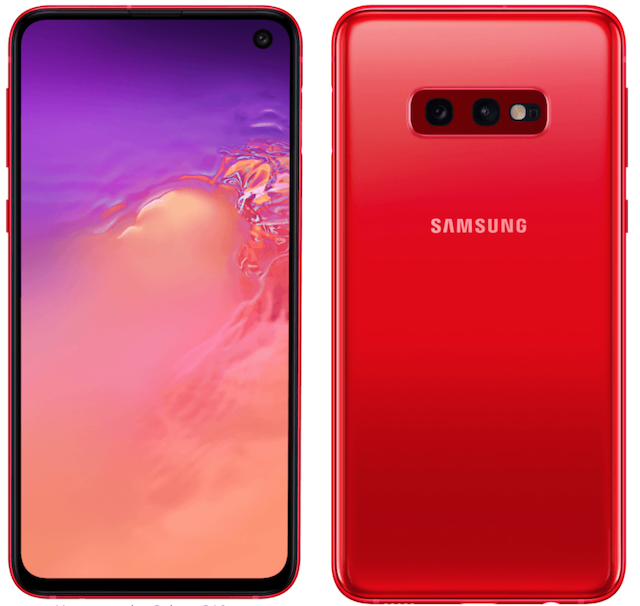 Samsung Galaxy S10e cardinal red