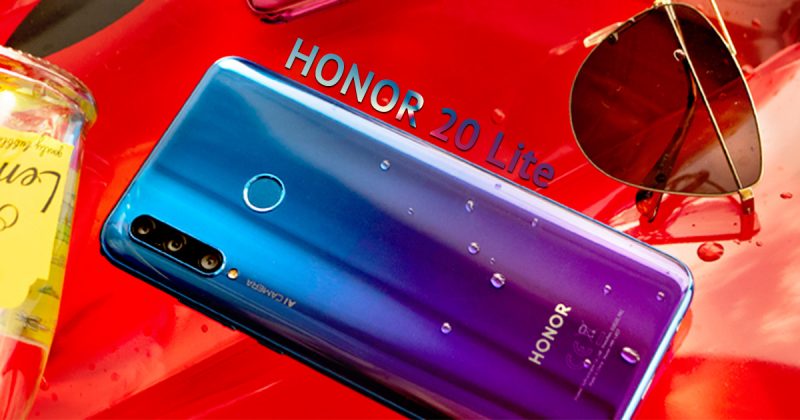 introduce Honor 20 Lite a triple lens smartphone