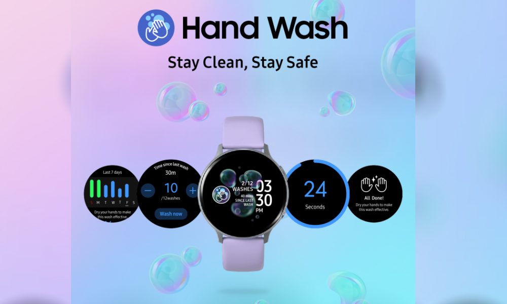 Samsung Galaxy Watch App Hand Wash