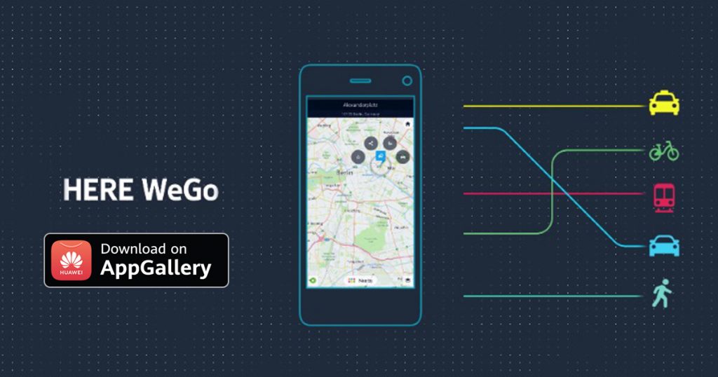 HERE WeGo ลง HUAWEI AppGallery แล้ว มาแทน Google Maps