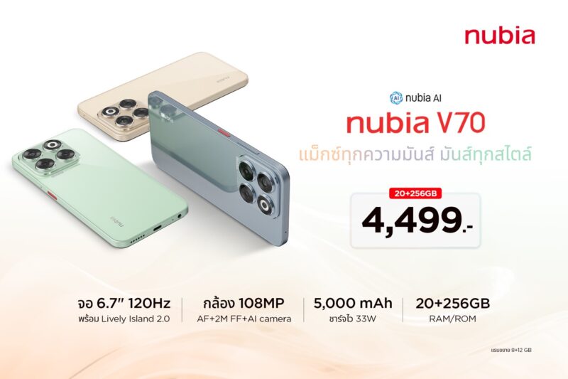 nubia V70