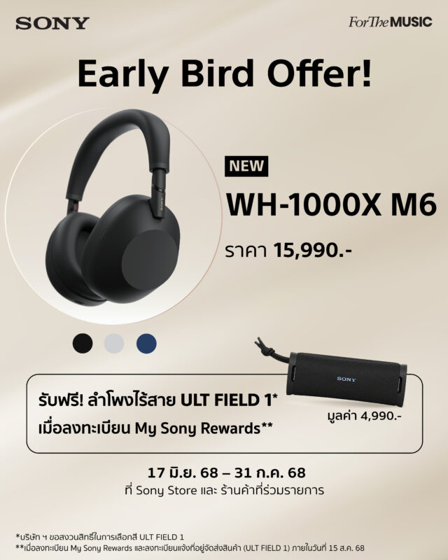 Sony WH-1000XM6